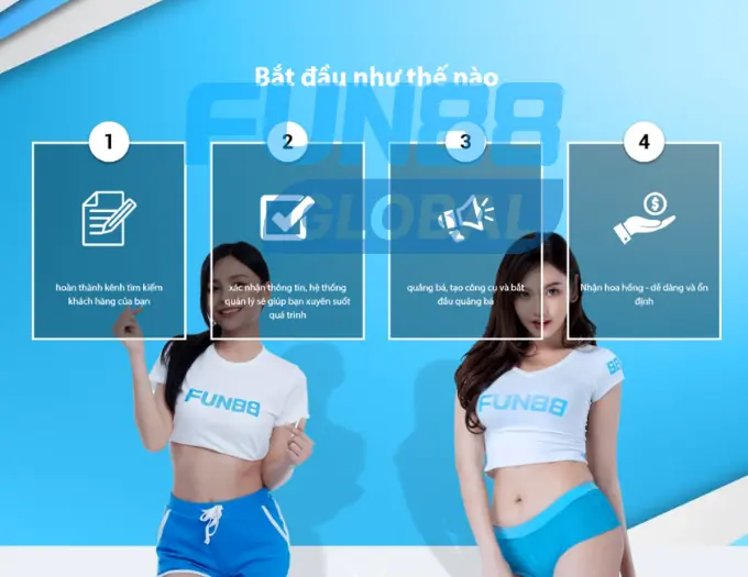 Cách bắt đầu làm đại lý Fun88